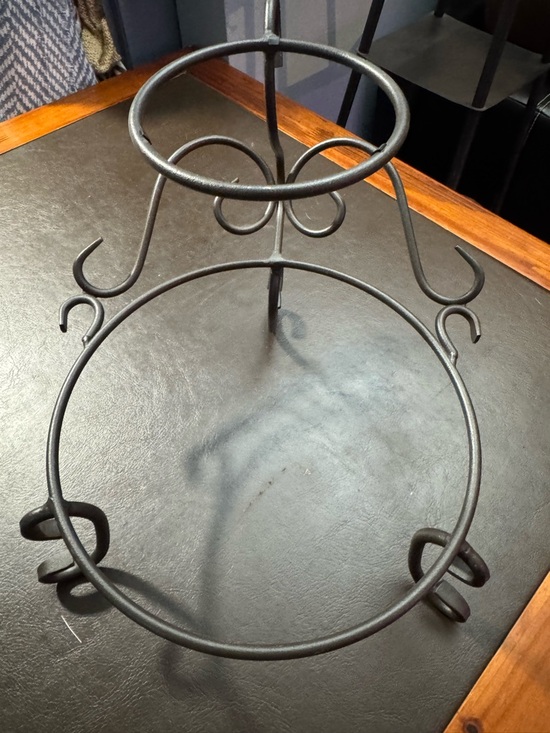 Taste Of Home Other - Taste Of Home Black Metal Two-Tier Serving Stand Rack